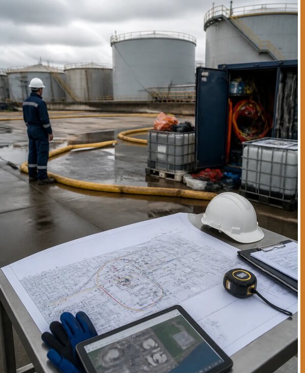 Разработка плана ликвидации разливов нефти в Азове
